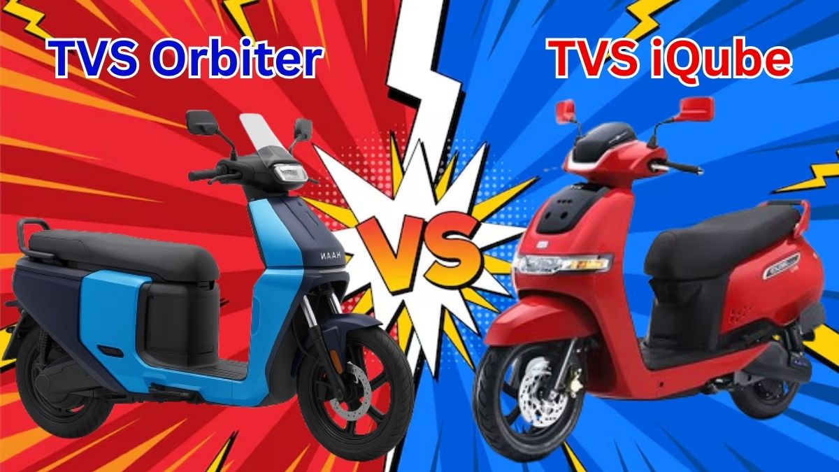 TVS Orbiter vs TVS iQube, TVS Orbiter Price in India, TVS iQube Features, TVS Orbiter Range, TVS Electric Scooter Comparison, Best Electric Scooter under 1 Lakh, TVS Orbiter vs iQube Review, Orbiter vs iQube कौन बेहतर