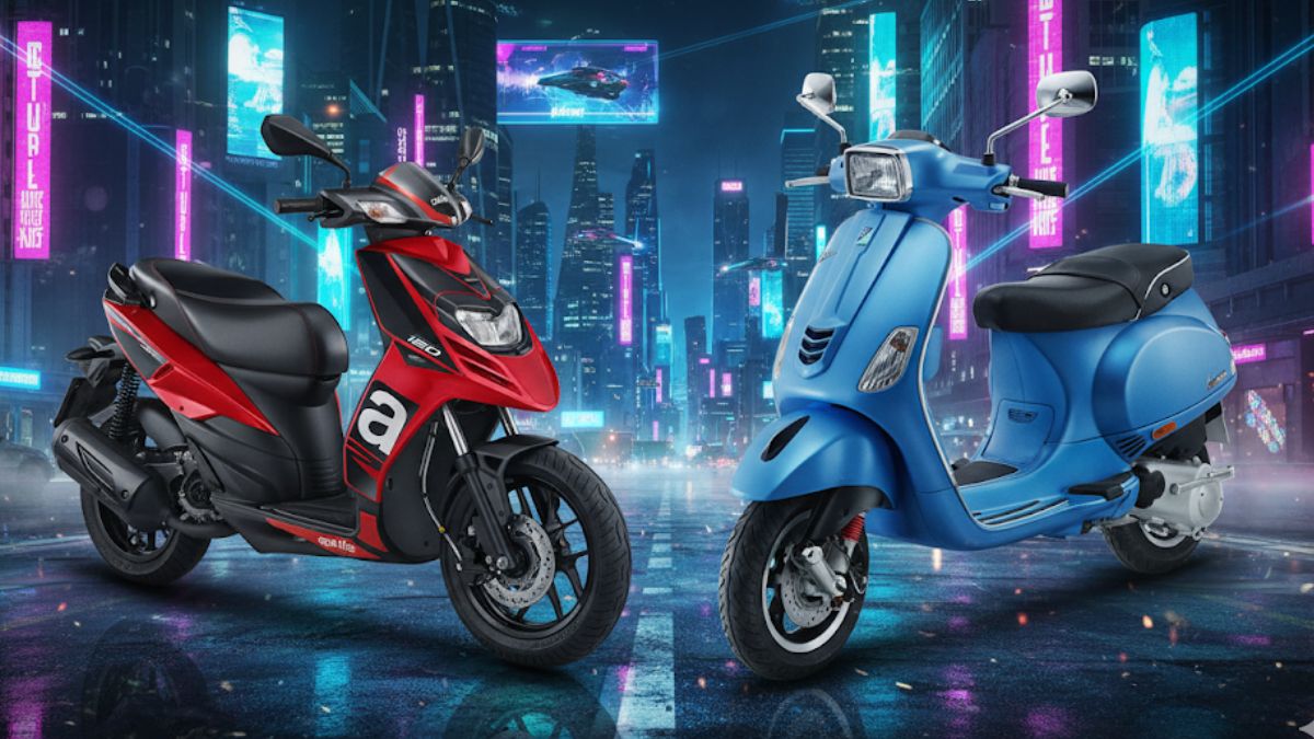 GST 2.0 Scooter Price, Vespa Scooter New Price, Aprilia Scooter New Price, New price of each variant, Vespa Tech 125 Price Cut, Aprilia Storm Price Drop, Piaggio Vespa Aprilia News,